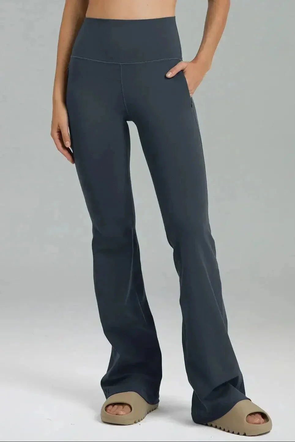 Dreamlux® Zip Pocket Flared Bootcut Yoga Pant 29.5" 1