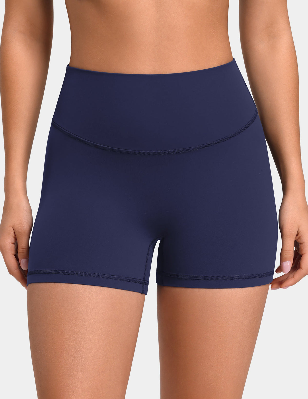 Sculptiva® Butt Scrunch No Front Seam 4'' Sports Short — Eclipse