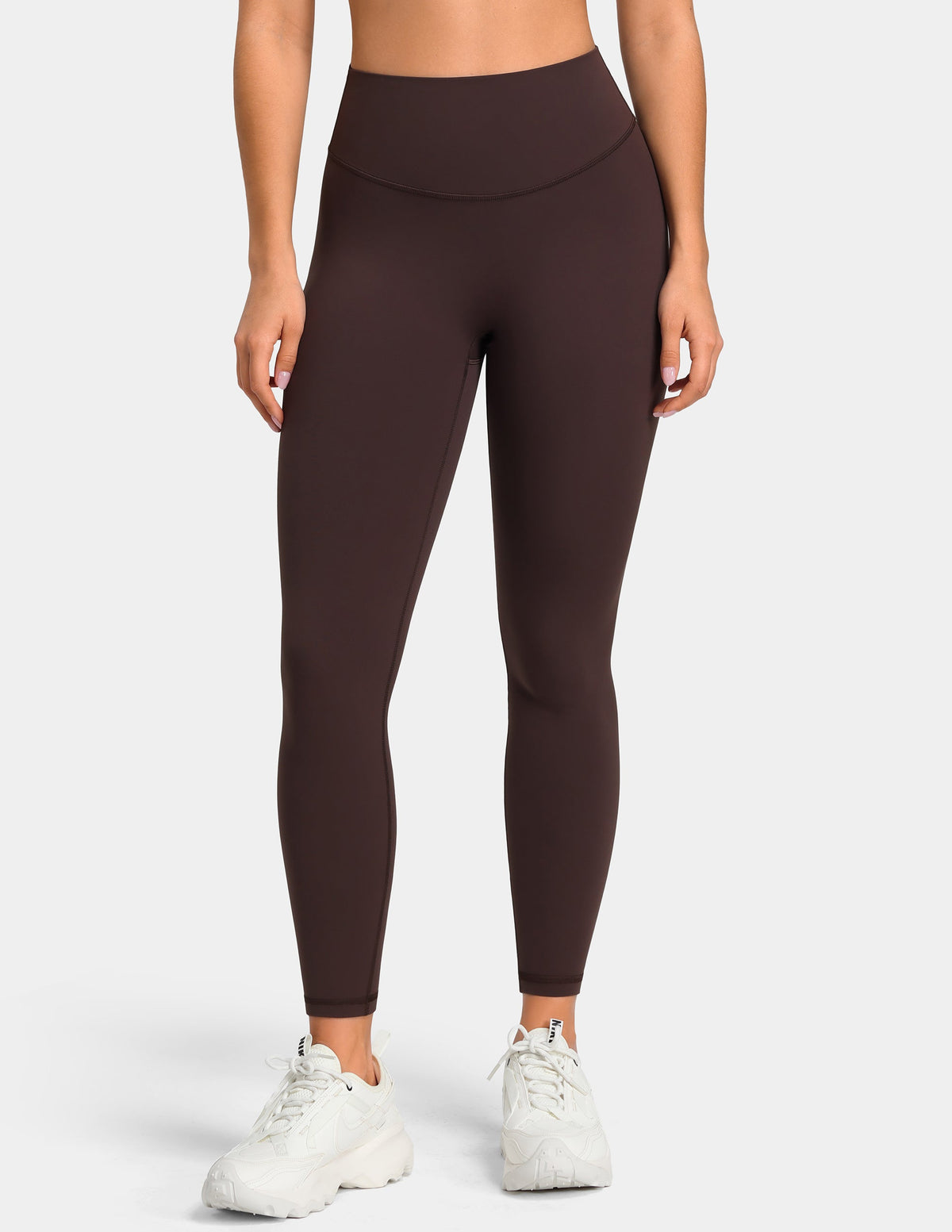 Sculptiva® Butt Scrunch No Front Seam 25'' Workout Legging — Espresso