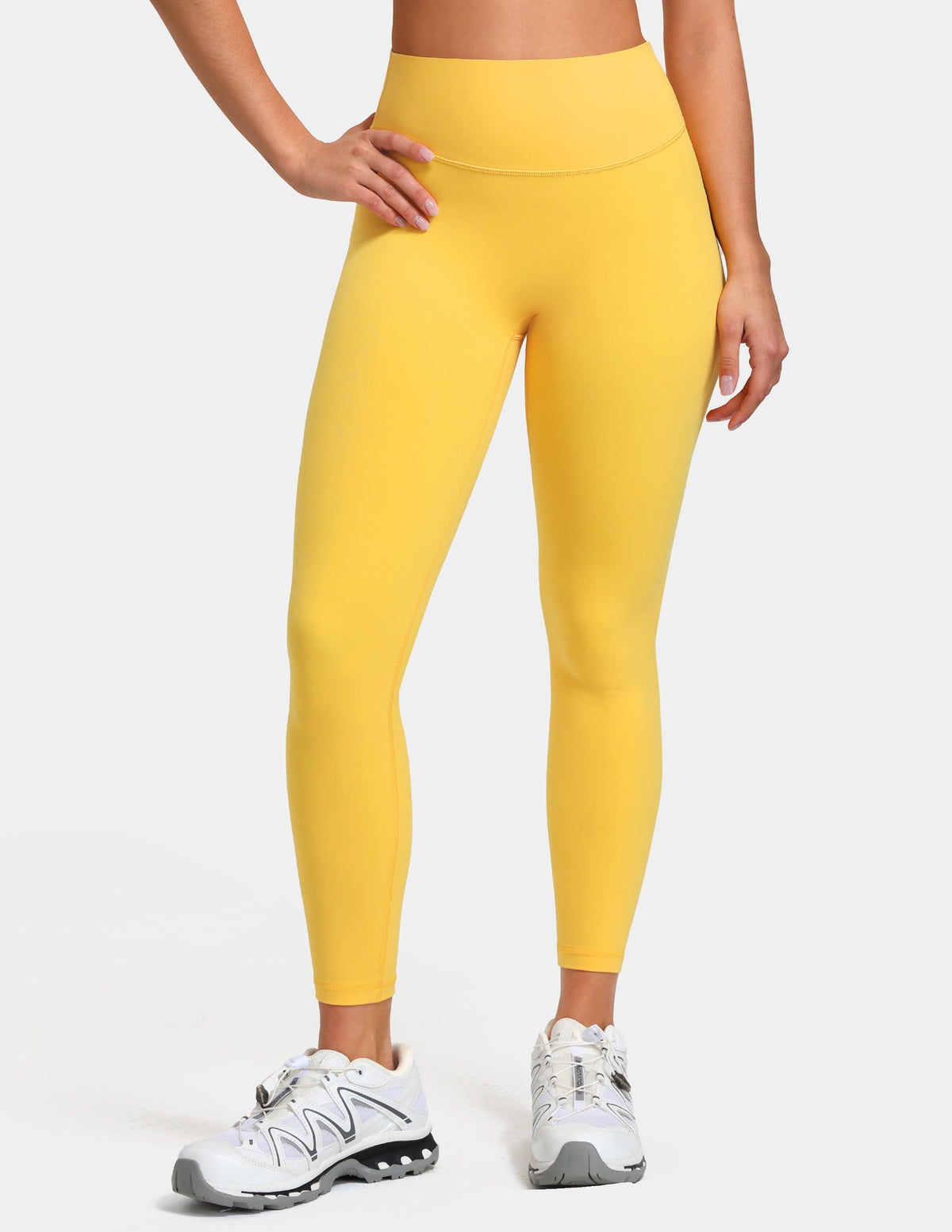 Sculptiva® Butt Scrunch No Front Seam 25'' Workout Legging — Blazing Yellow