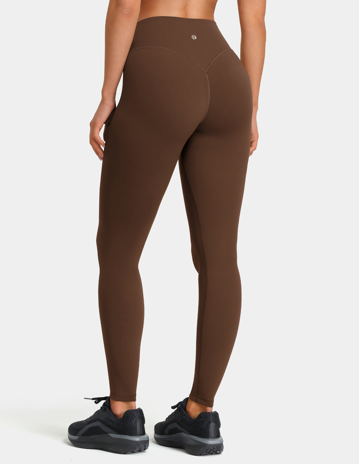 Sculptiva® Butt Scrunch No Front Seam 28'' Workout Legging — Cocoa 