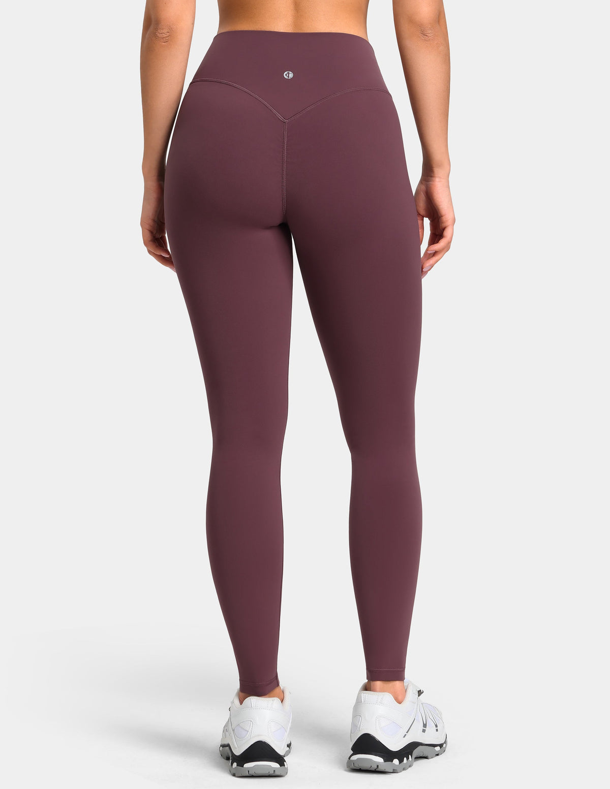 Sculptiva® Butt Scrunch No Front Seam 28'' Workout Legging — Plum Red