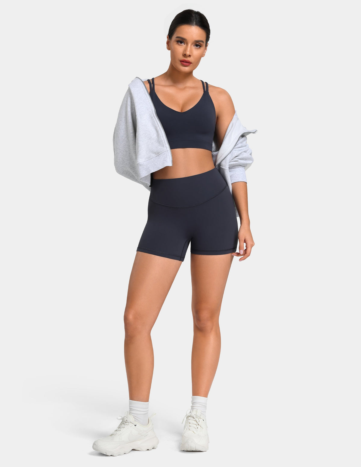 Sculptiva® Butt Scrunch No Front Seam 4'' Sports Short 3