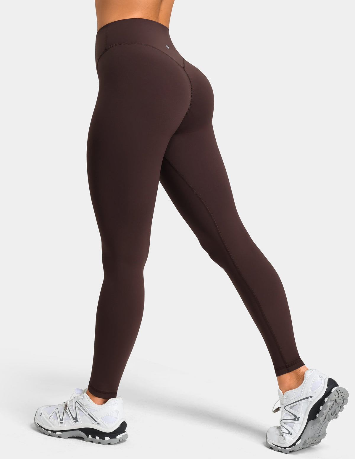 Sculptiva® Butt Scrunch No Front Seam 28'' Workout Legging — Espresso