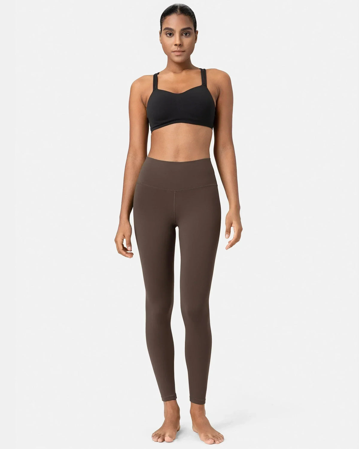 Dreamlux® Buttery Soft 25" Everyday & Workout Legging — Major Brown