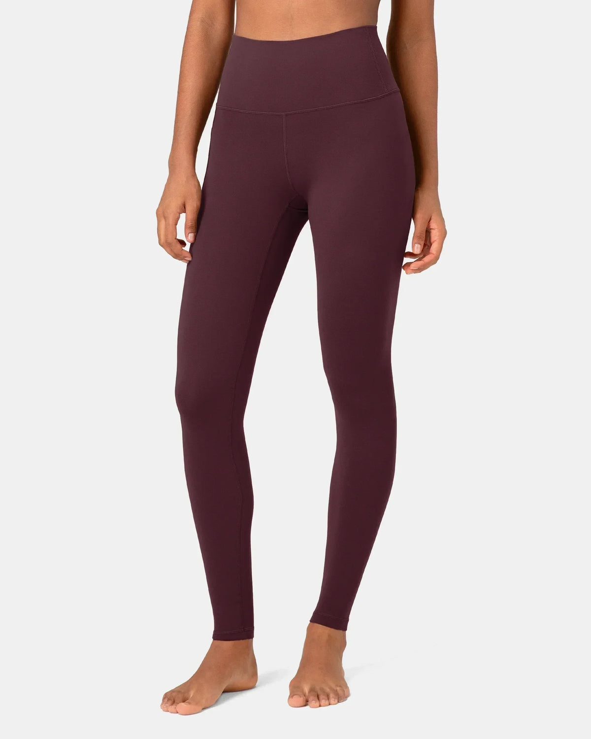 Dreamlux® Buttery Soft 28" Everyday & Workout Legging — Plum Red