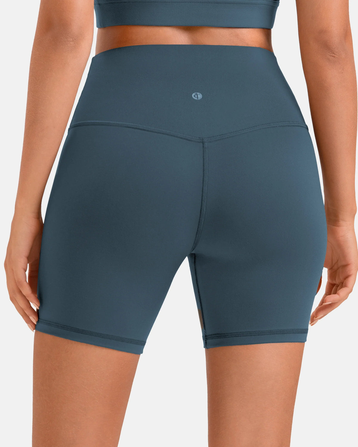 Dreamlux® Buttery Soft 6" Cropped Everyday & Workout Short — Dark Jasper
