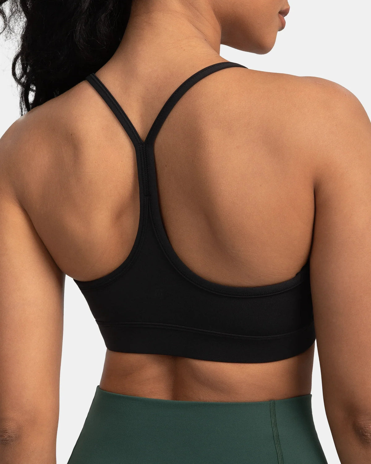 Dreamlux® Y-Back Padded Sports Bra — Black