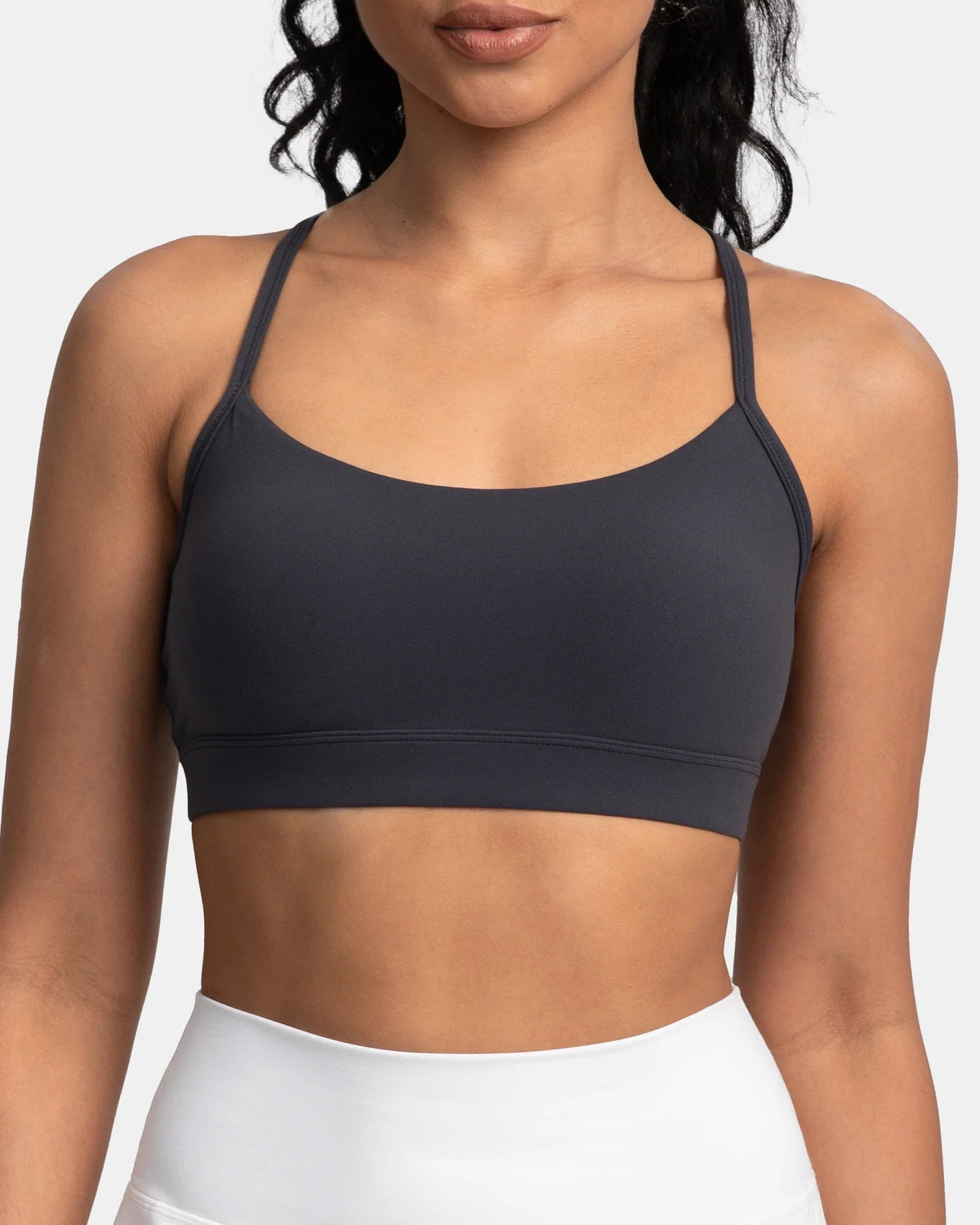 Dreamlux® Y-Back Padded Sports Bra — Blue Ink