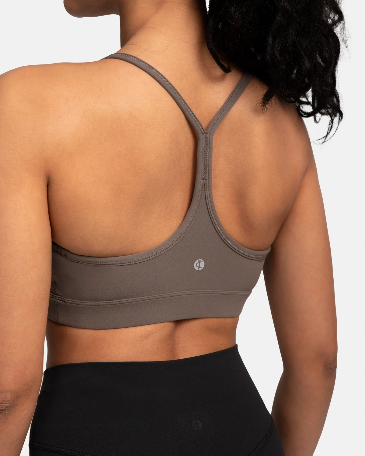 Dreamlux® Y-Back Padded Sports Bra — Major Brown