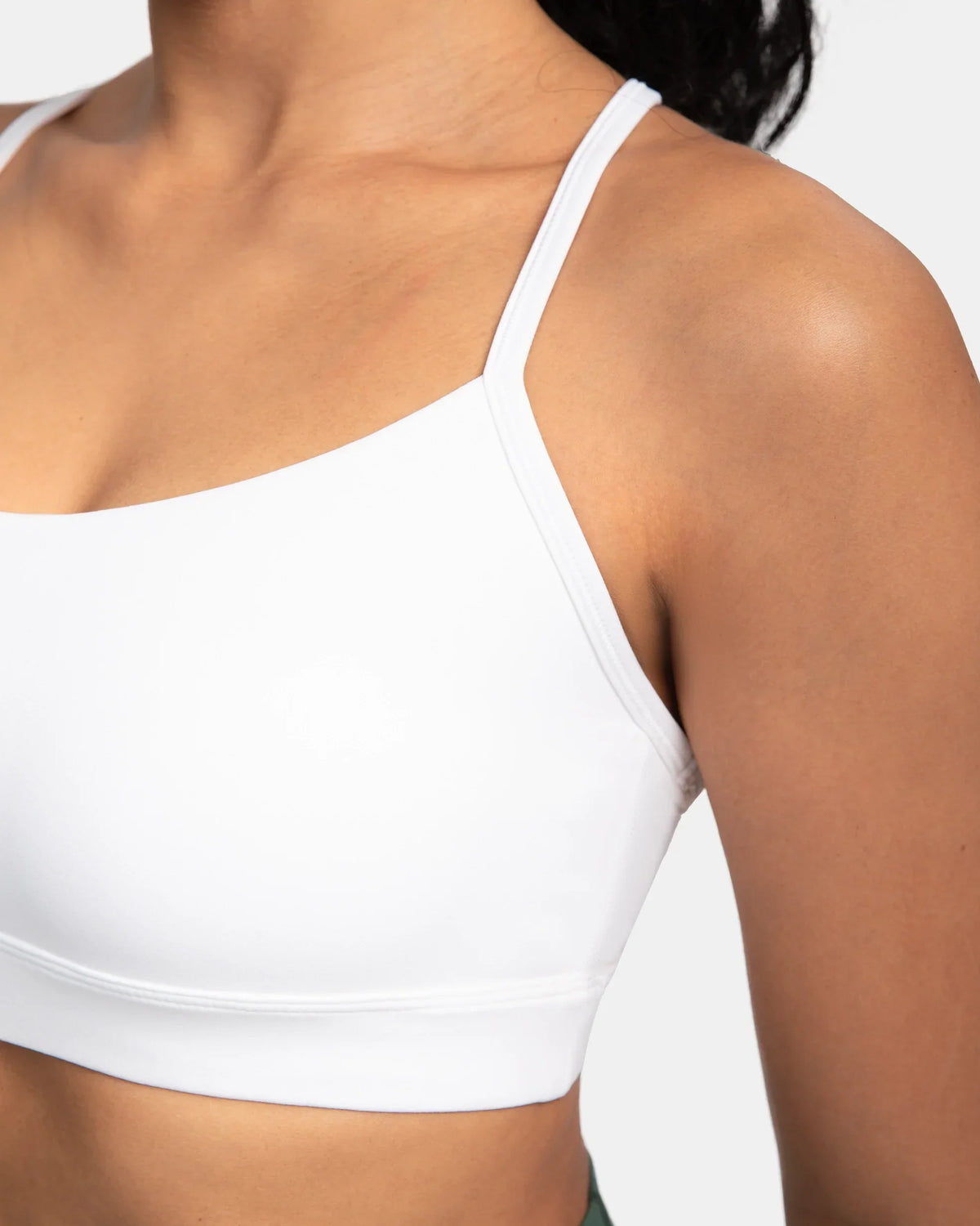 Dreamlux® Y-Back Padded Sports Bra — White