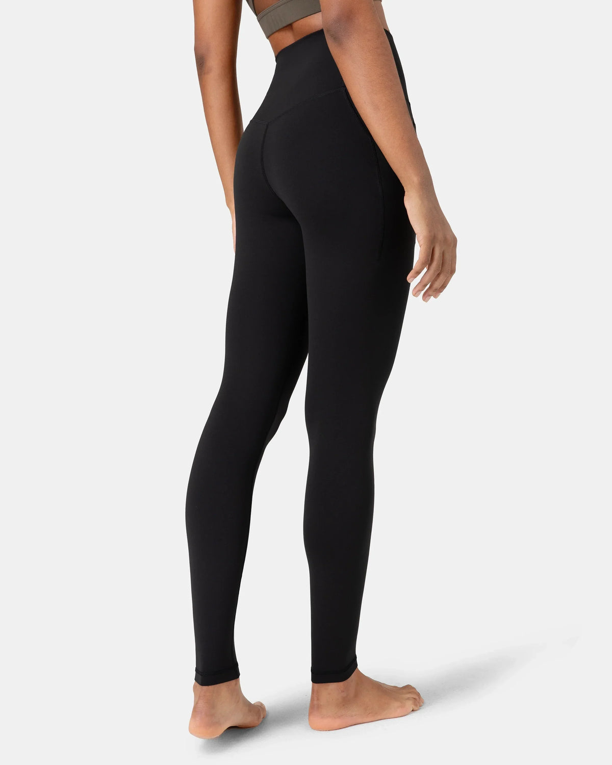 Dreamlux® Buttery Soft 28" Everyday & Workout Legging w/ Pockets — Black