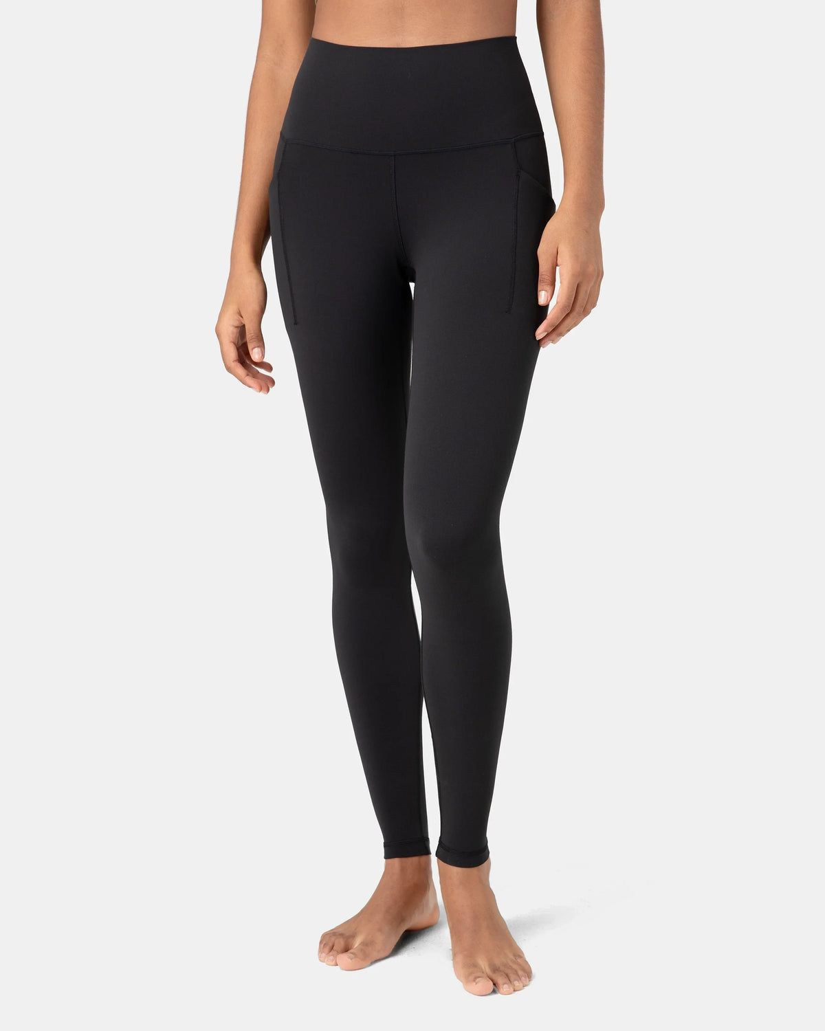 Dreamlux® Buttery Soft 28" Everyday & Workout Legging w/ Pockets — Black