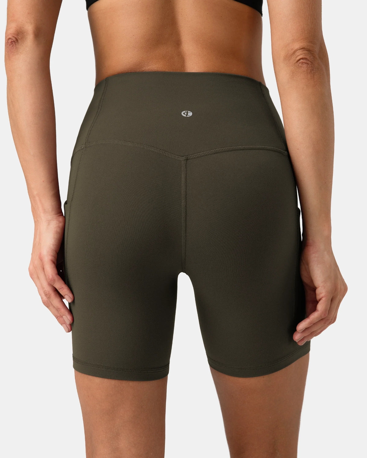 Dreamlux® Buttery Soft Everyday & Workout Short 6" w/ Pockets — Olive