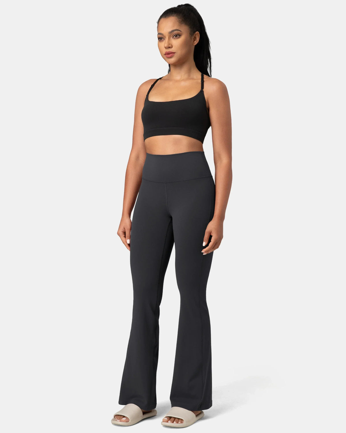 Dreamlux® Flared Bootcut Yoga Pant 31.5" — Dark Carbon