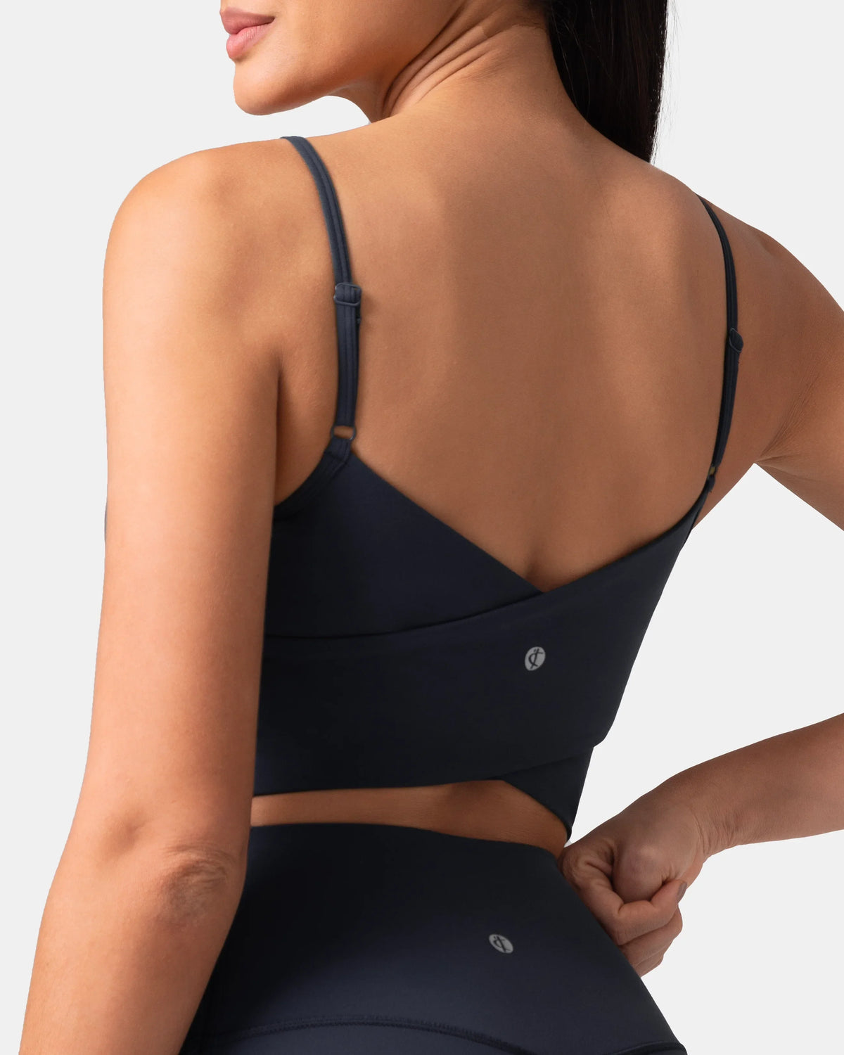 Dreamlux Tank Tops with Built‑in Bra — Blue Ink