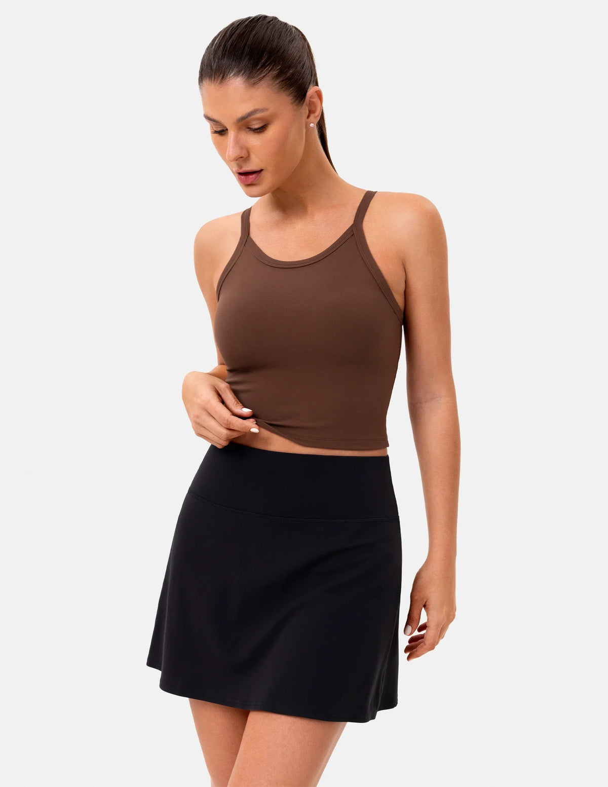 Dreamlux® Athletic Tennis Skirt w/ Built-in Shorts & Pockets 4