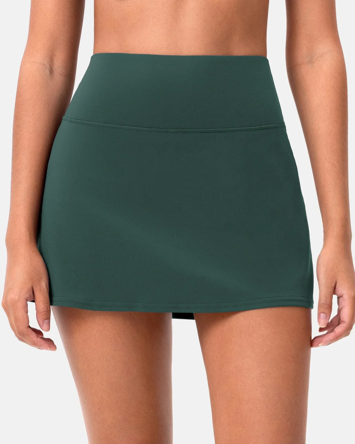 Dreamlux® Athletic Tennis Skirt w/ Built-in Shorts & Pockets — Pine Grove