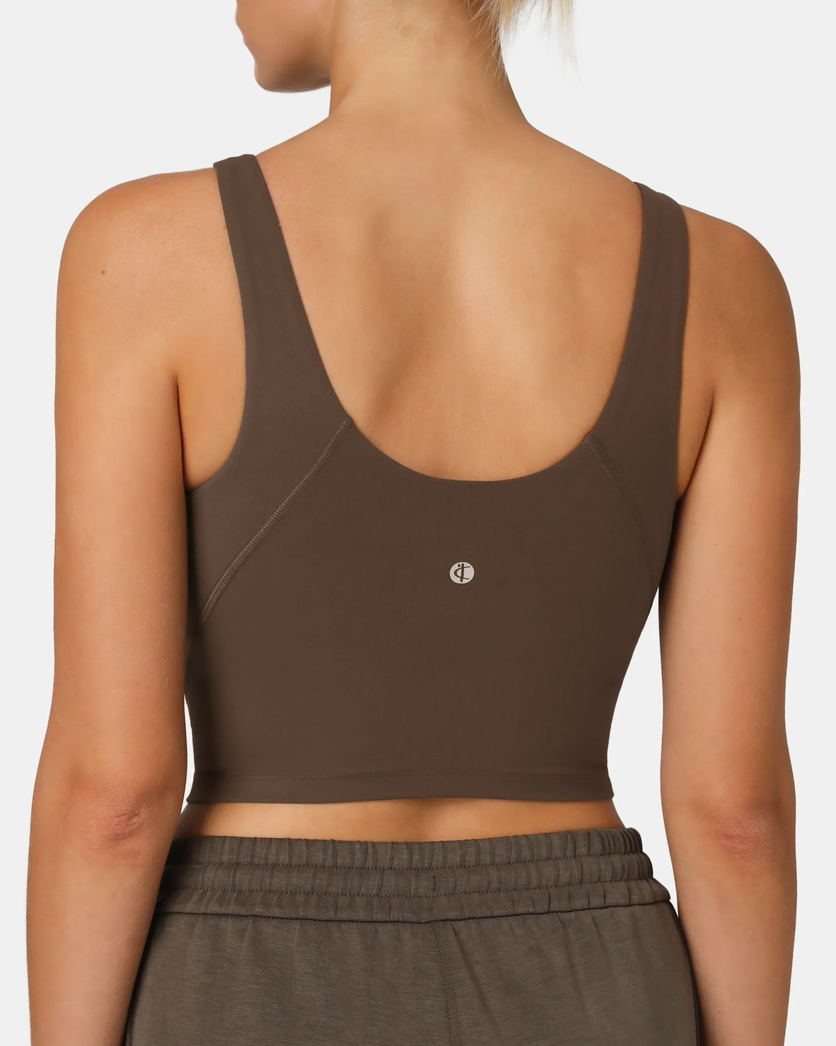 Dreamlux® High Neck U-Back Tank Top w/ Removable Padded Cups 5