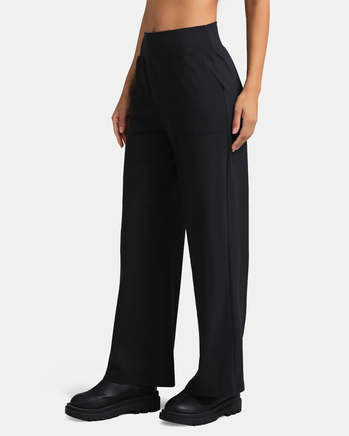 Dreamlux® Mid Waisted Wide Leg Athletic Pant 29.5" 3