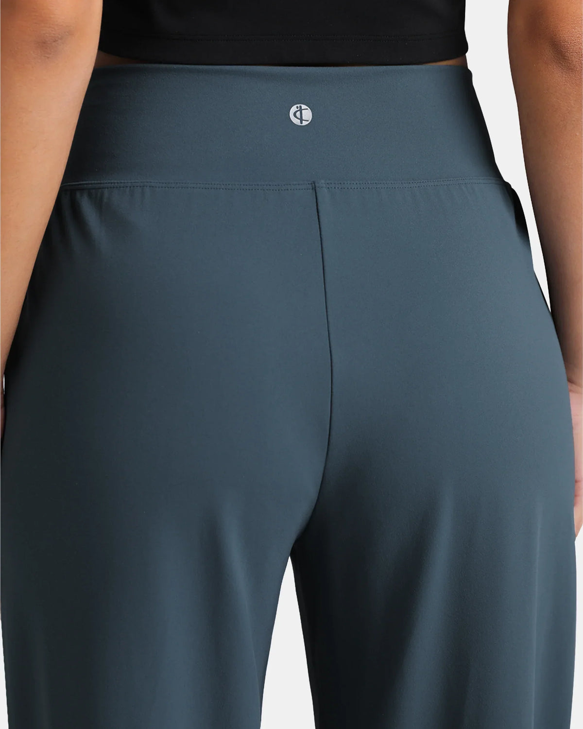 Dreamlux® Mid Waisted Wide Leg Athletic Pant 29.5" — Dark Jasper