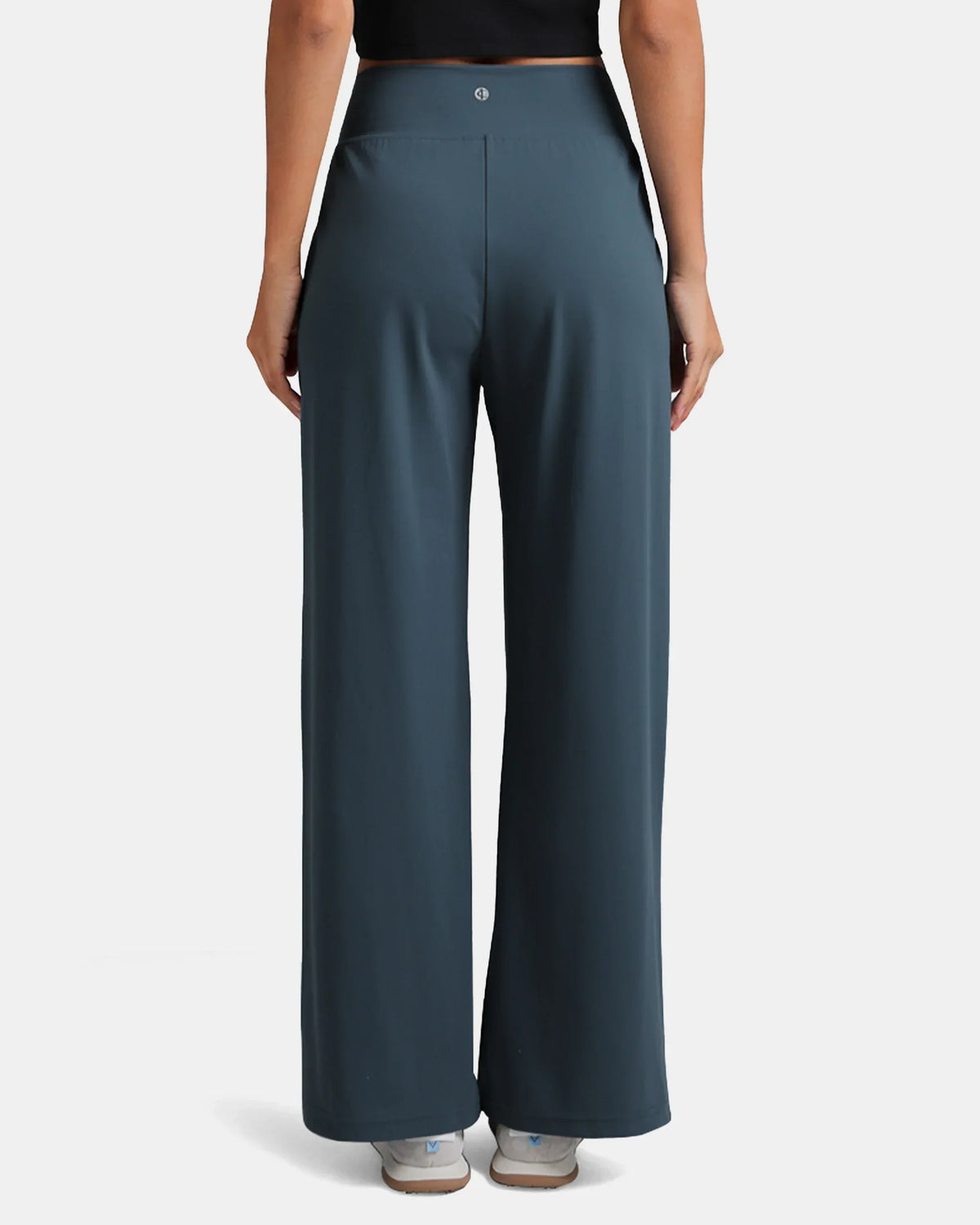 Dreamlux® Mid Waisted Wide Leg Athletic Pant 29.5" — Dark Jasper
