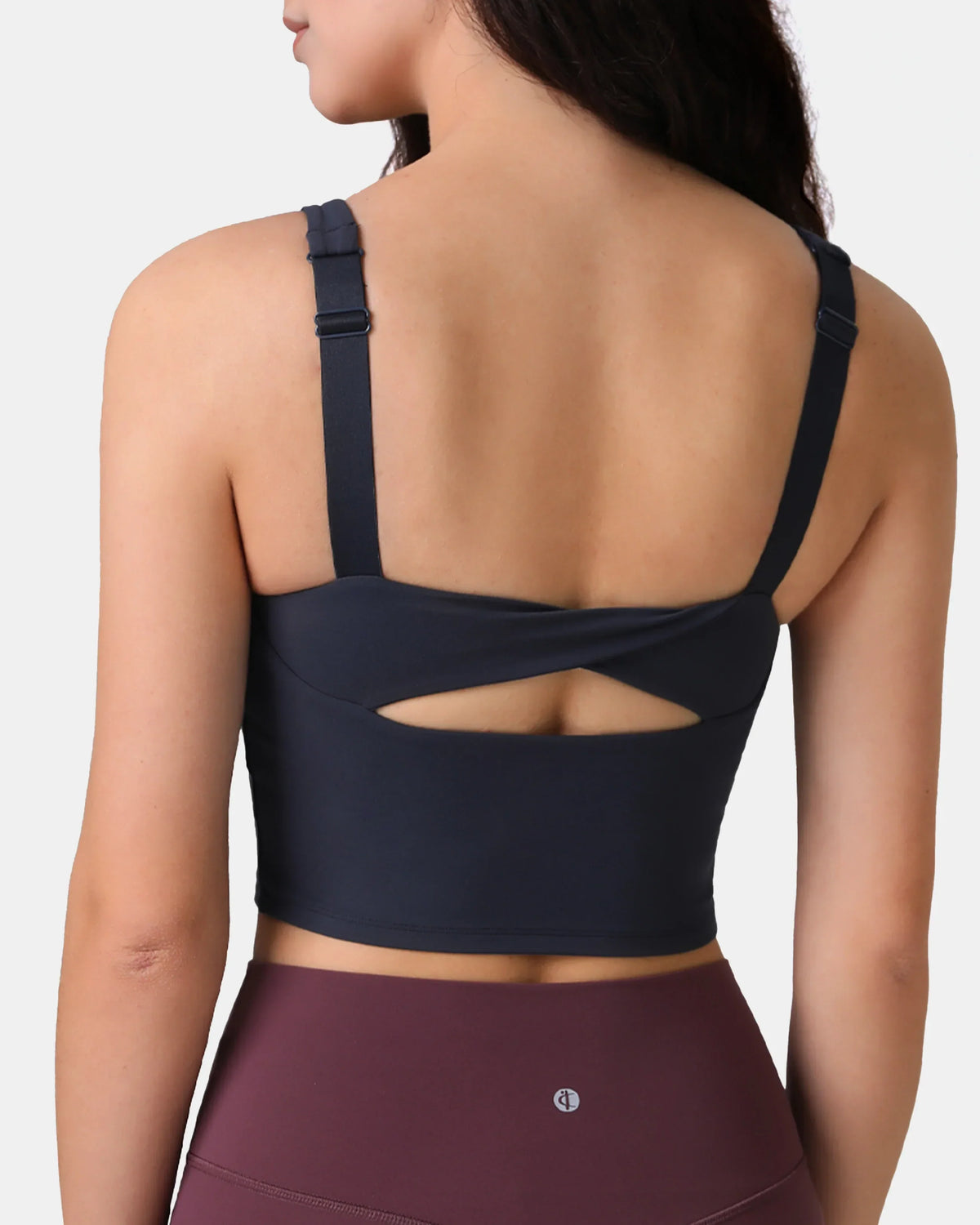 Dreamlux® Criss-Cross Back Sports Bra — Blue Ink