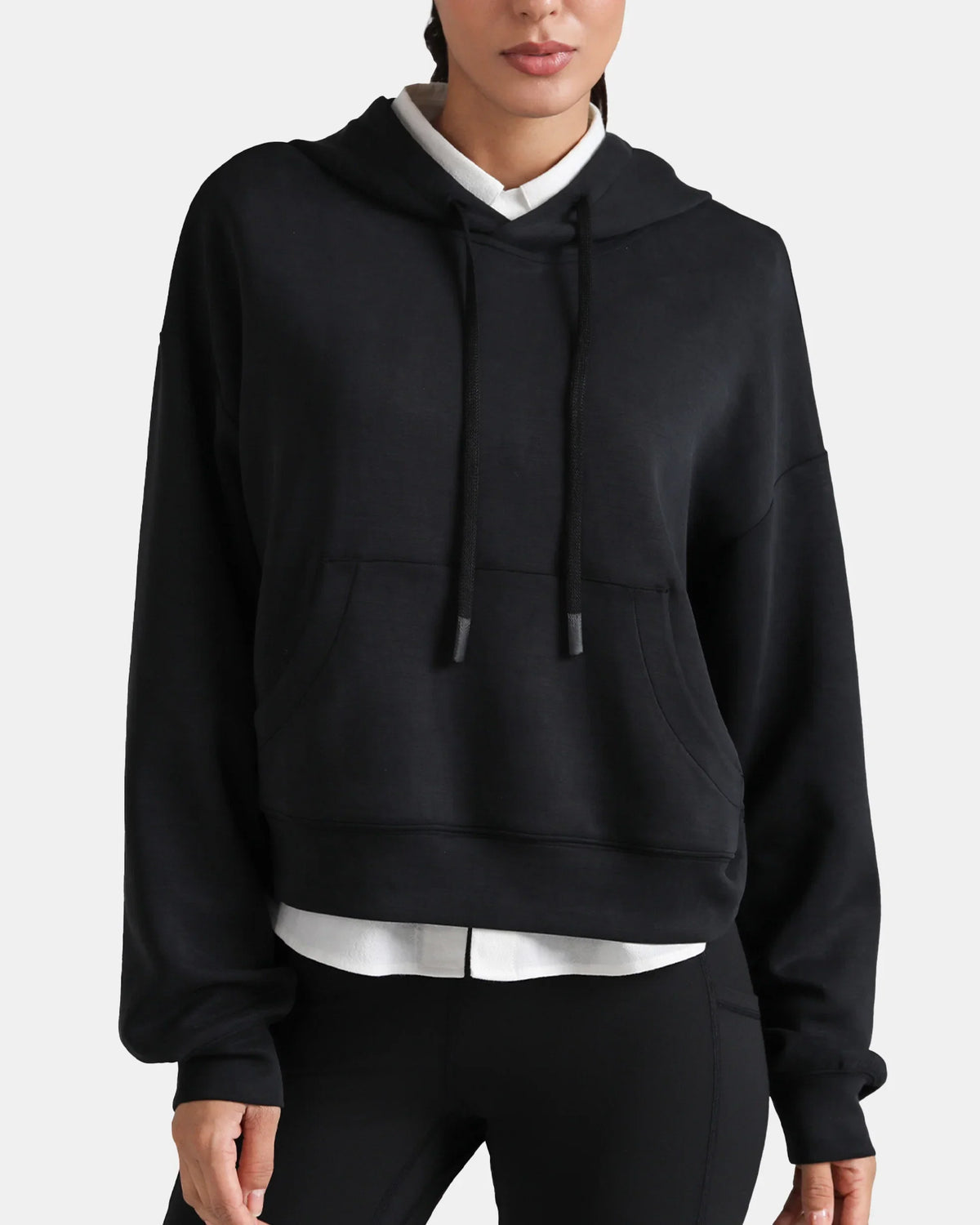 Velvra® Modal Cropped Pullover Hoodie 1