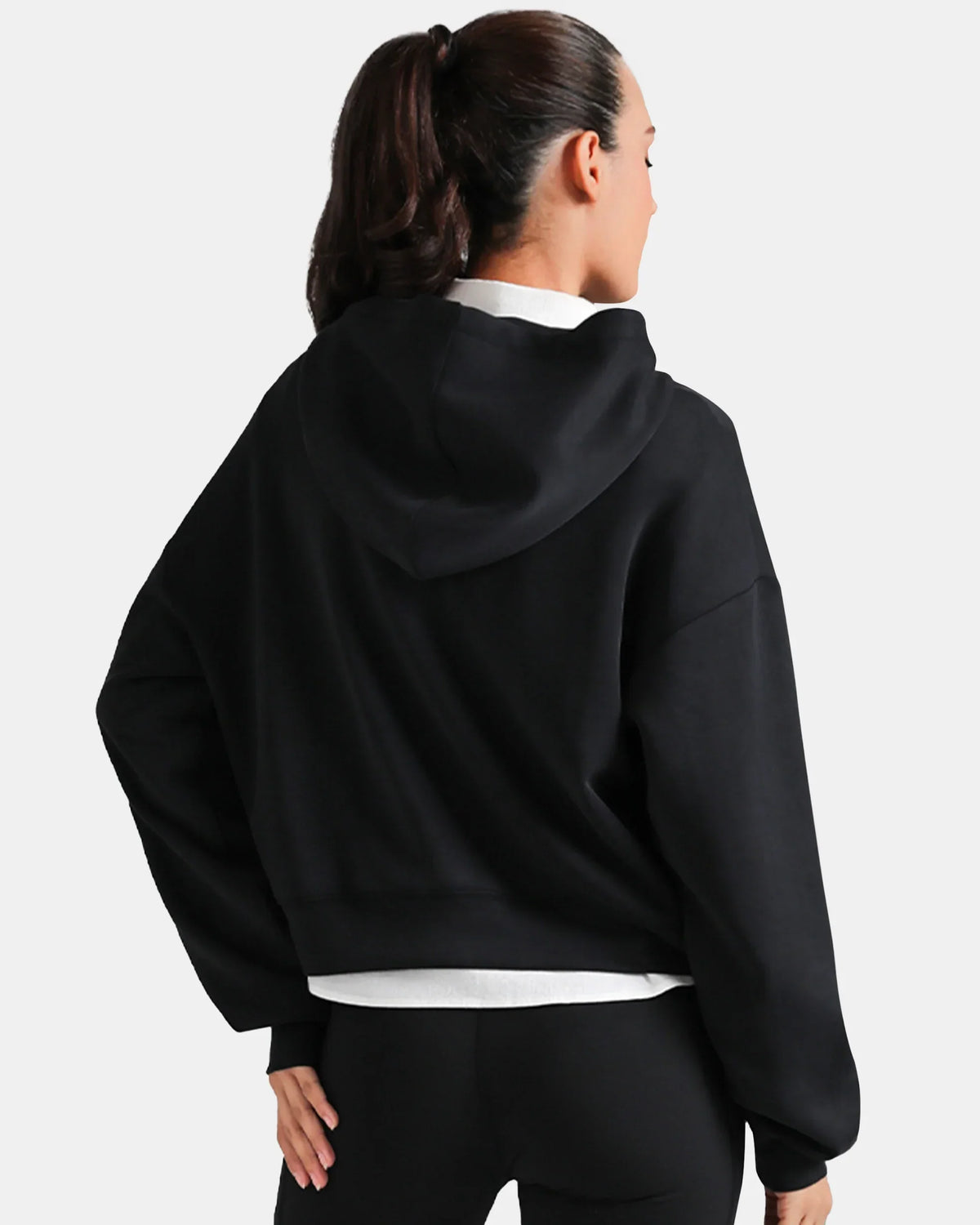 Velvra® Modal Cropped Pullover Hoodie 4