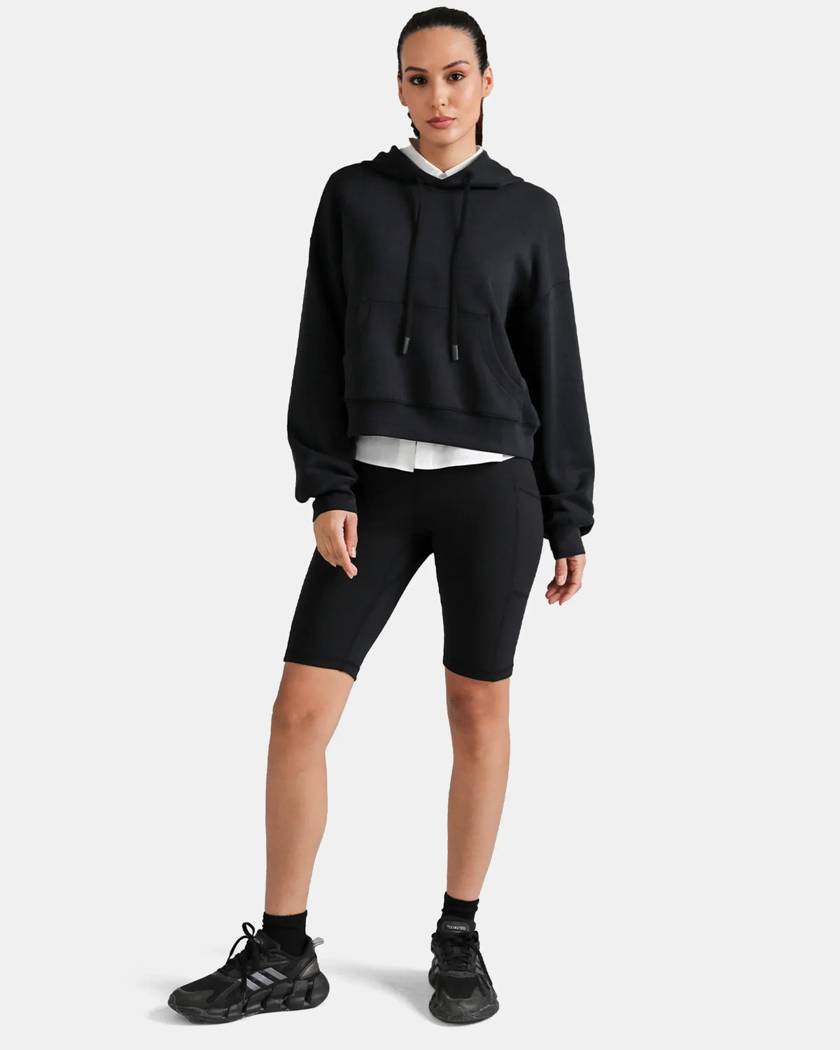 Velvra® Modal Cropped Pullover Hoodie 5