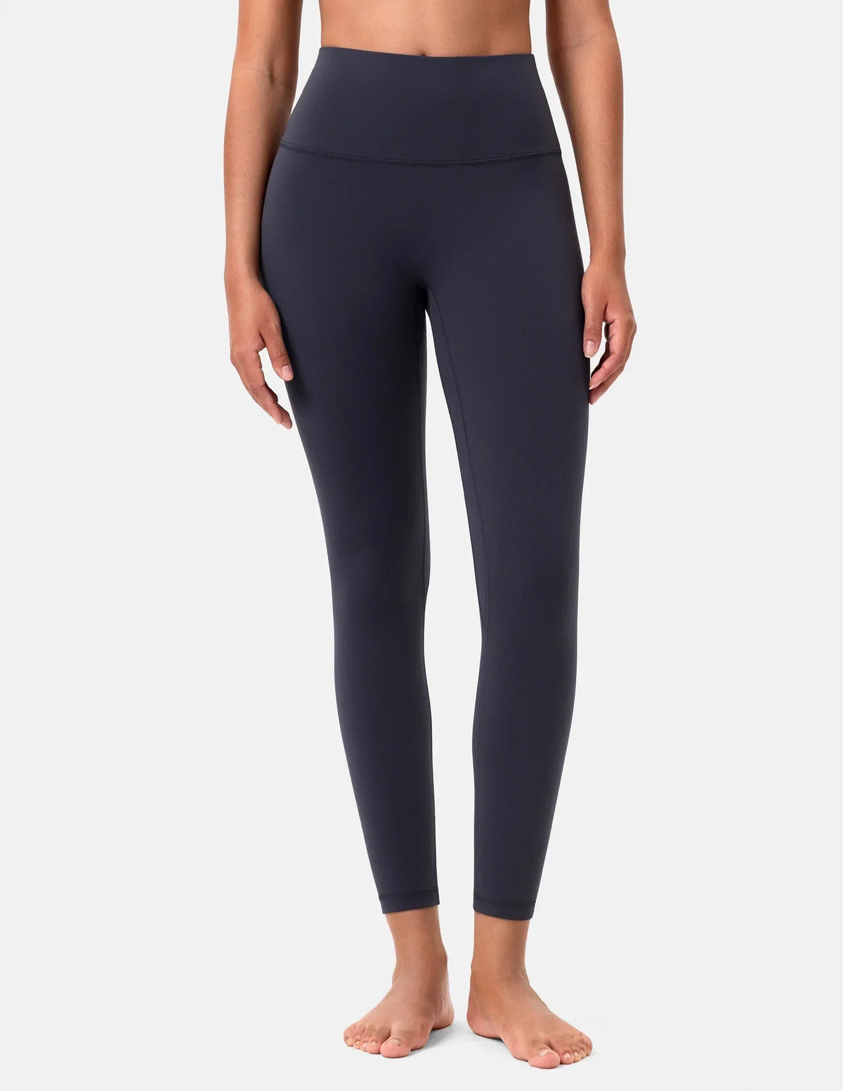 Dreamlux® High Waisted No Front Seam 25" 7/8 Workout Legging — Blue Ink