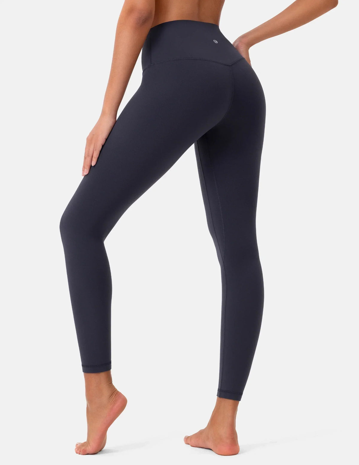 Dreamlux® High Waisted No Front Seam 25" 7/8 Workout Legging — Blue Ink