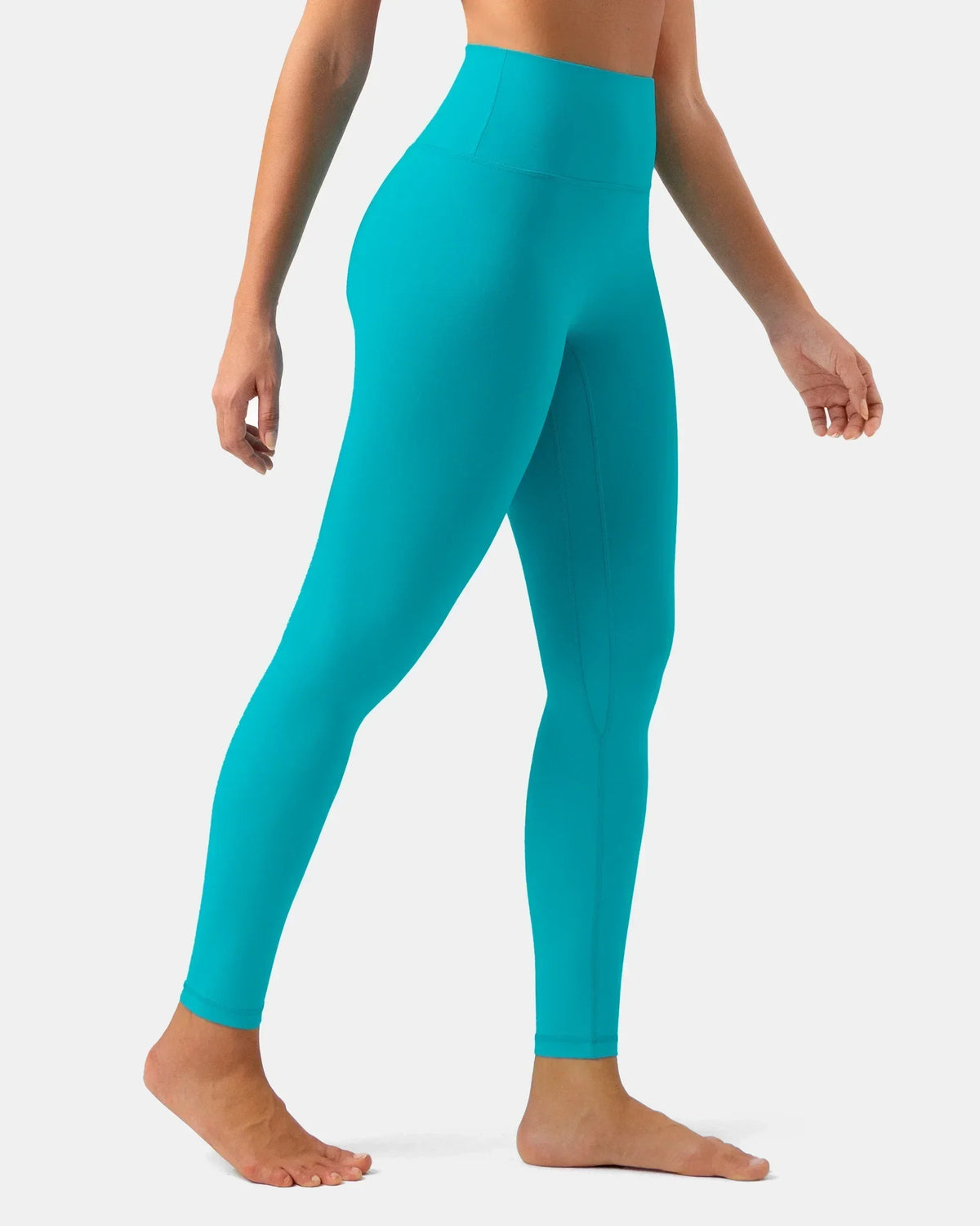 Dreamlux® High Waisted No Front Seam 25" 7/8 Workout Legging — Ceramic Green