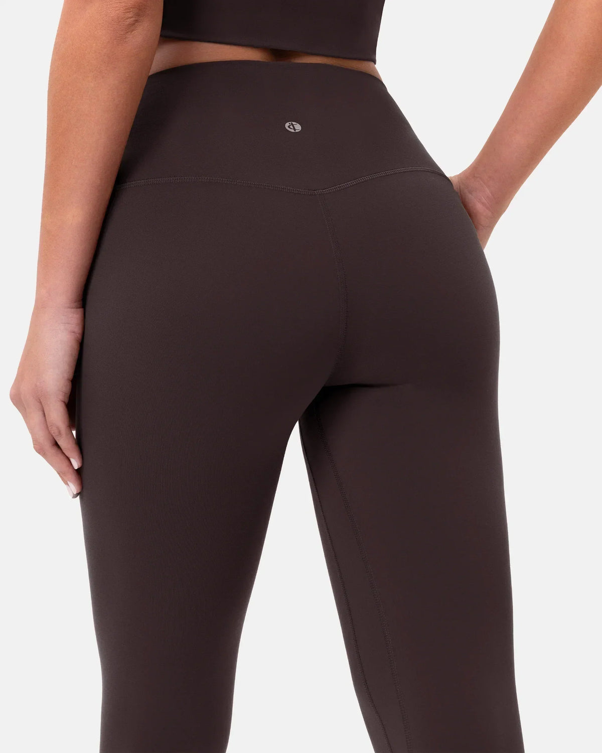 Dreamlux® High Waisted No Front Seam 25" 7/8 Workout Legging — Espresso