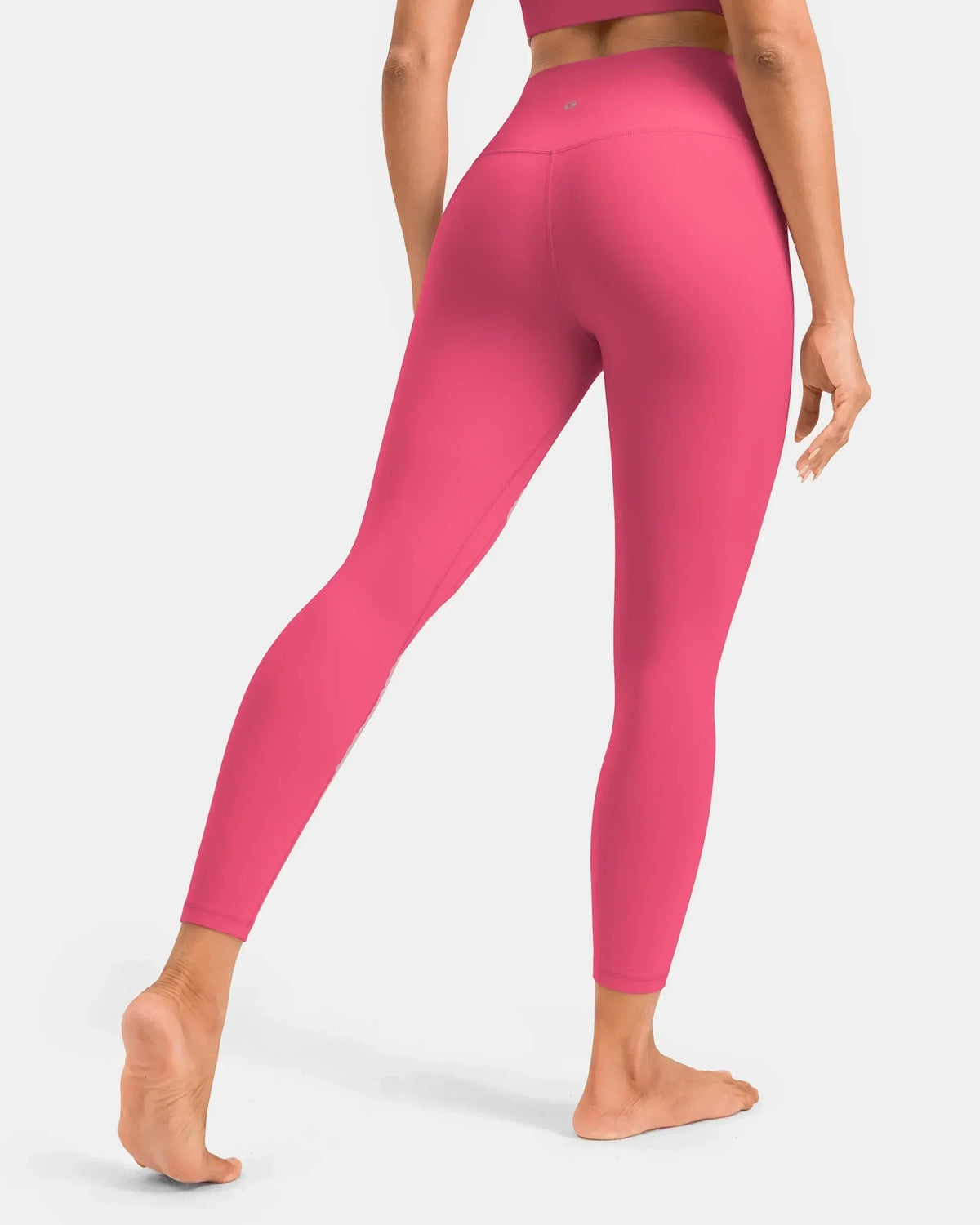 Dreamlux® High Waisted No Front Seam 25" 7/8 Workout Legging — Hot Pink