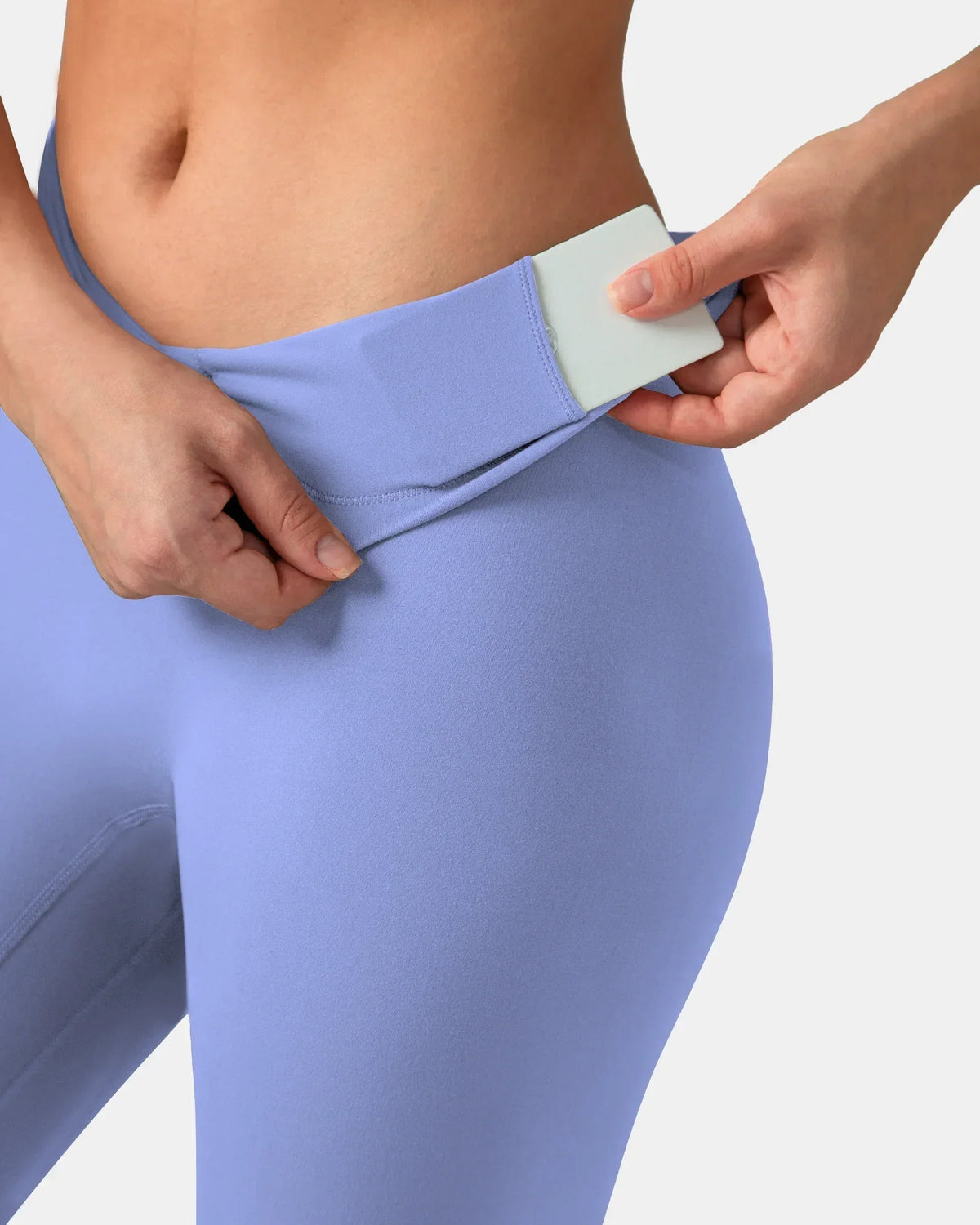 Dreamlux® High Waisted No Front Seam 25" 7/8 Workout Legging — Jacaranda Purple