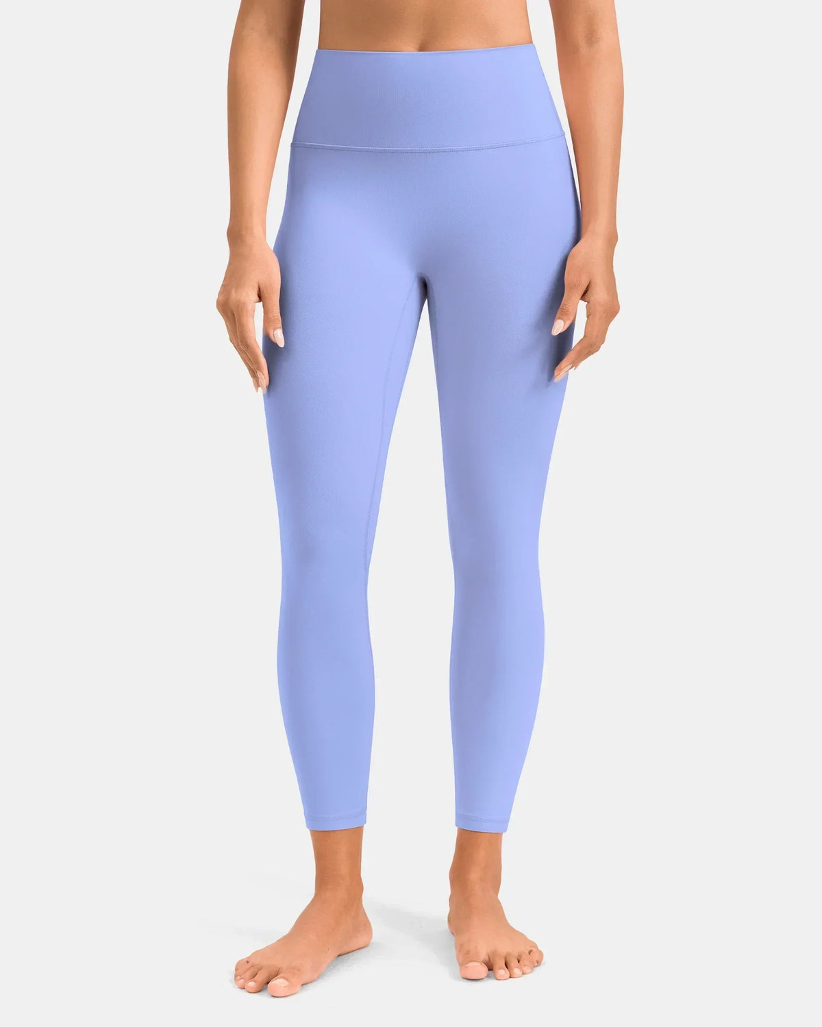 Dreamlux® High Waisted No Front Seam 25" 7/8 Workout Legging — Jacaranda Purple
