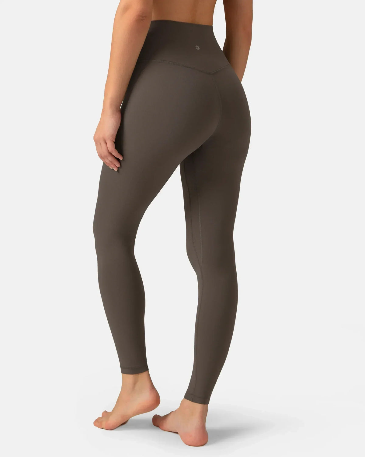 Dreamlux® High Waisted No Front Seam 25" 7/8 Workout Legging — Major Brown