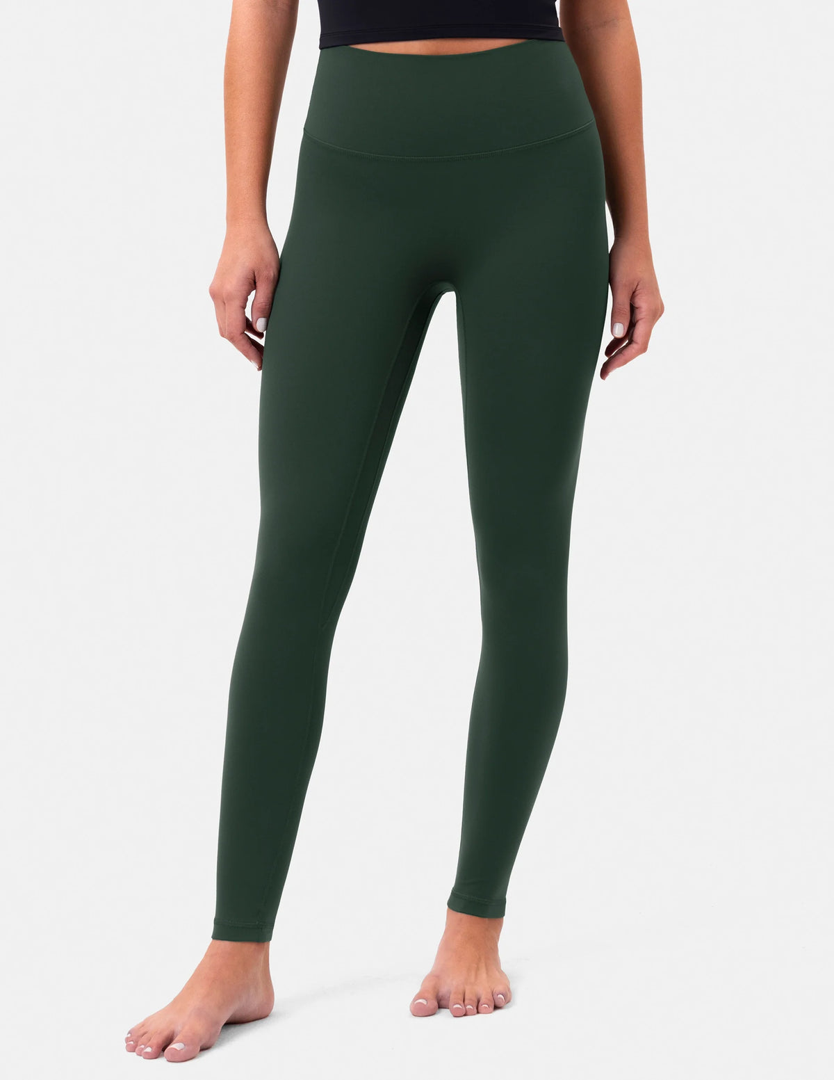 Dreamlux® High Waisted No Front Seam 28" Full Length Legging — Pine Grove