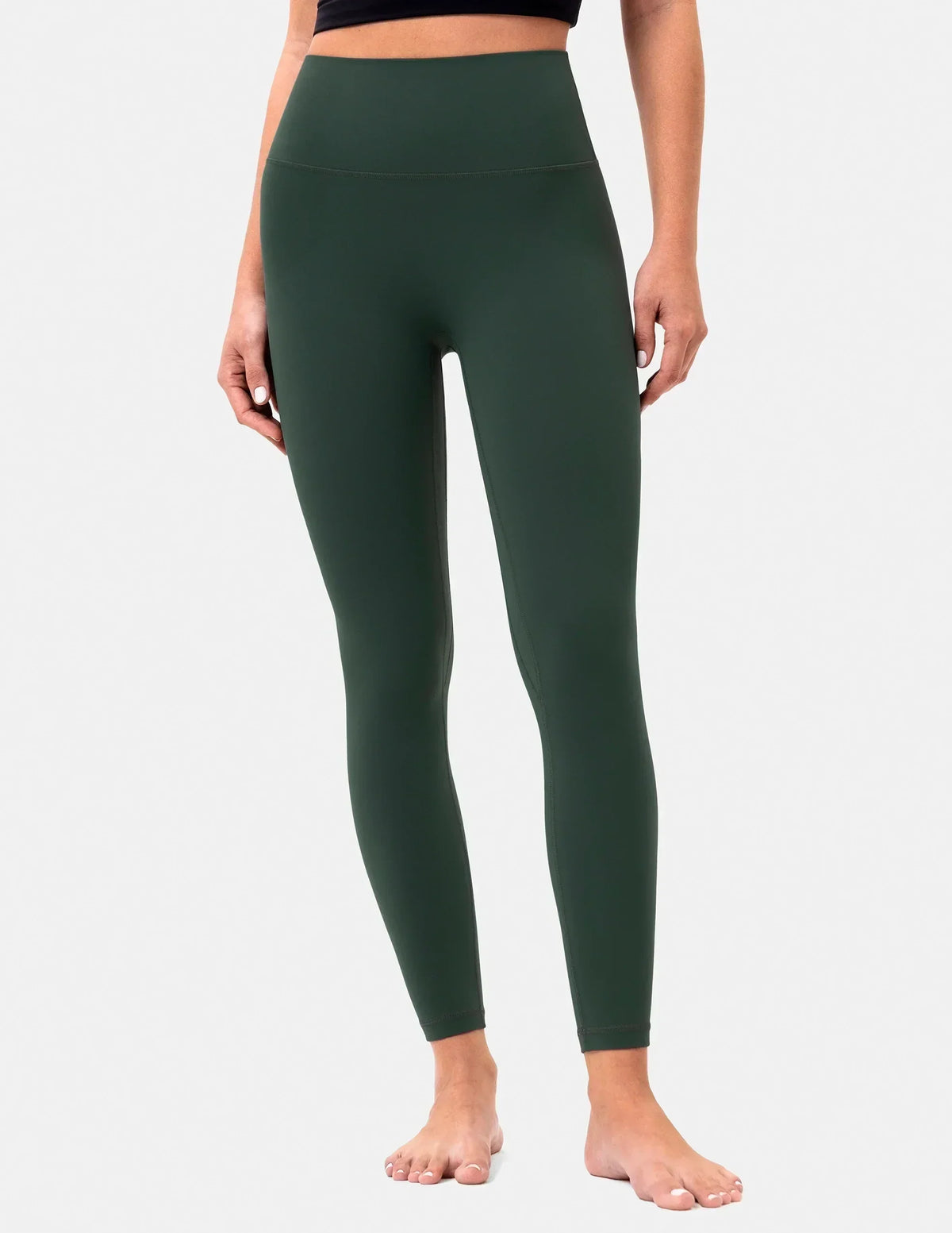Dreamlux® High Waisted No Front Seam 25" 7/8 Workout Legging — Pine Grove