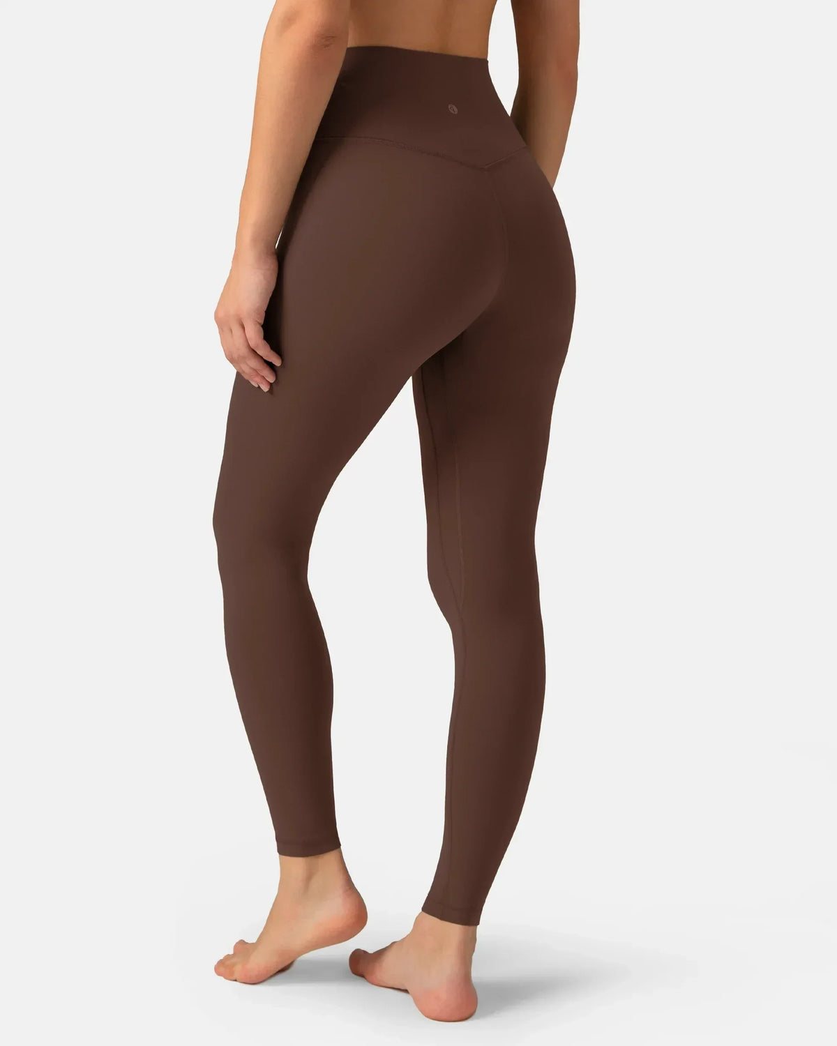 Dreamlux® High Waisted No Front Seam 25" 7/8 Workout Legging — Roasted Chestnut