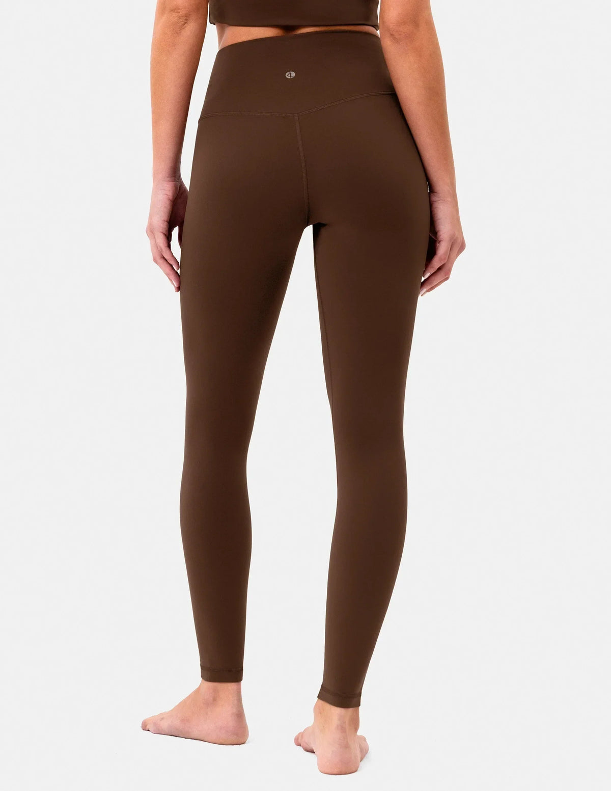 Dreamlux® High Waisted No Front Seam 28" Full Length Legging — Cocoa