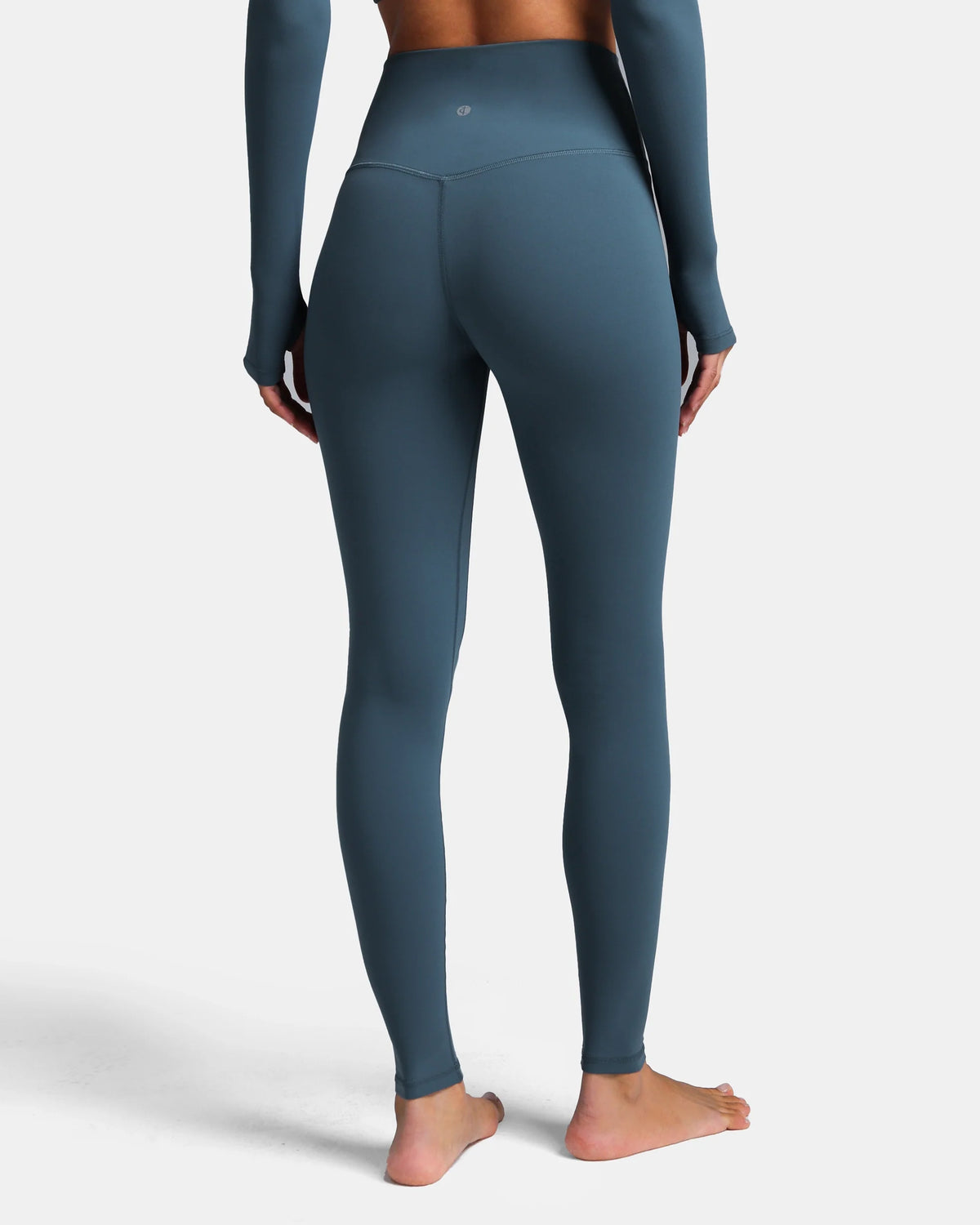 Dreamlux® High Waisted No Front Seam 28" Full Length Legging — Dark Jasper