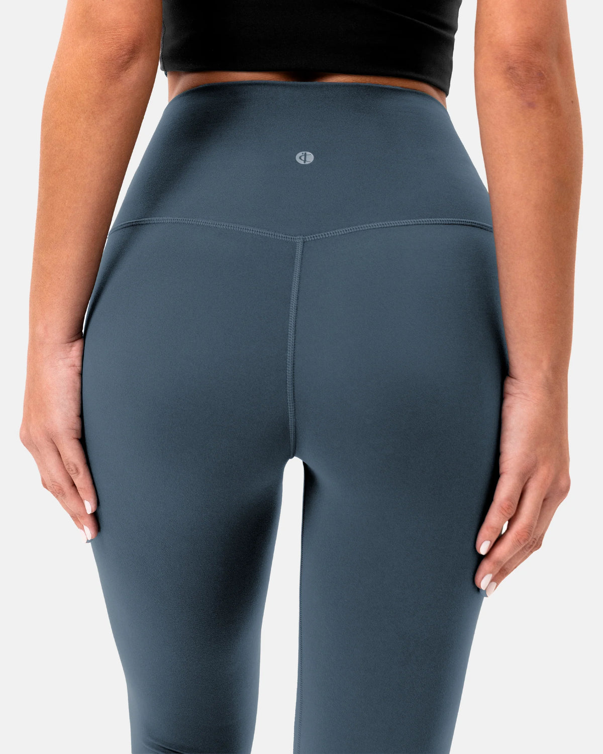 Dreamlux® High Waisted No Front Seam 28" Full Length Legging — Dark Jasper