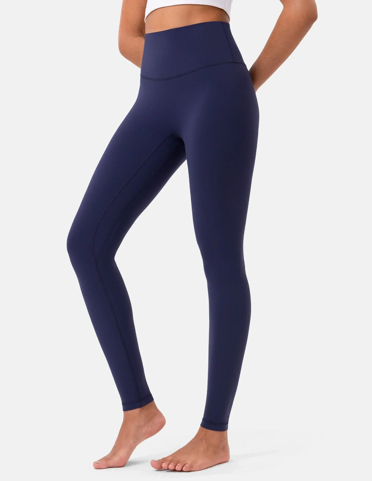 Dreamlux® High Waisted No Front Seam 28" Full Length Legging — Eclipse