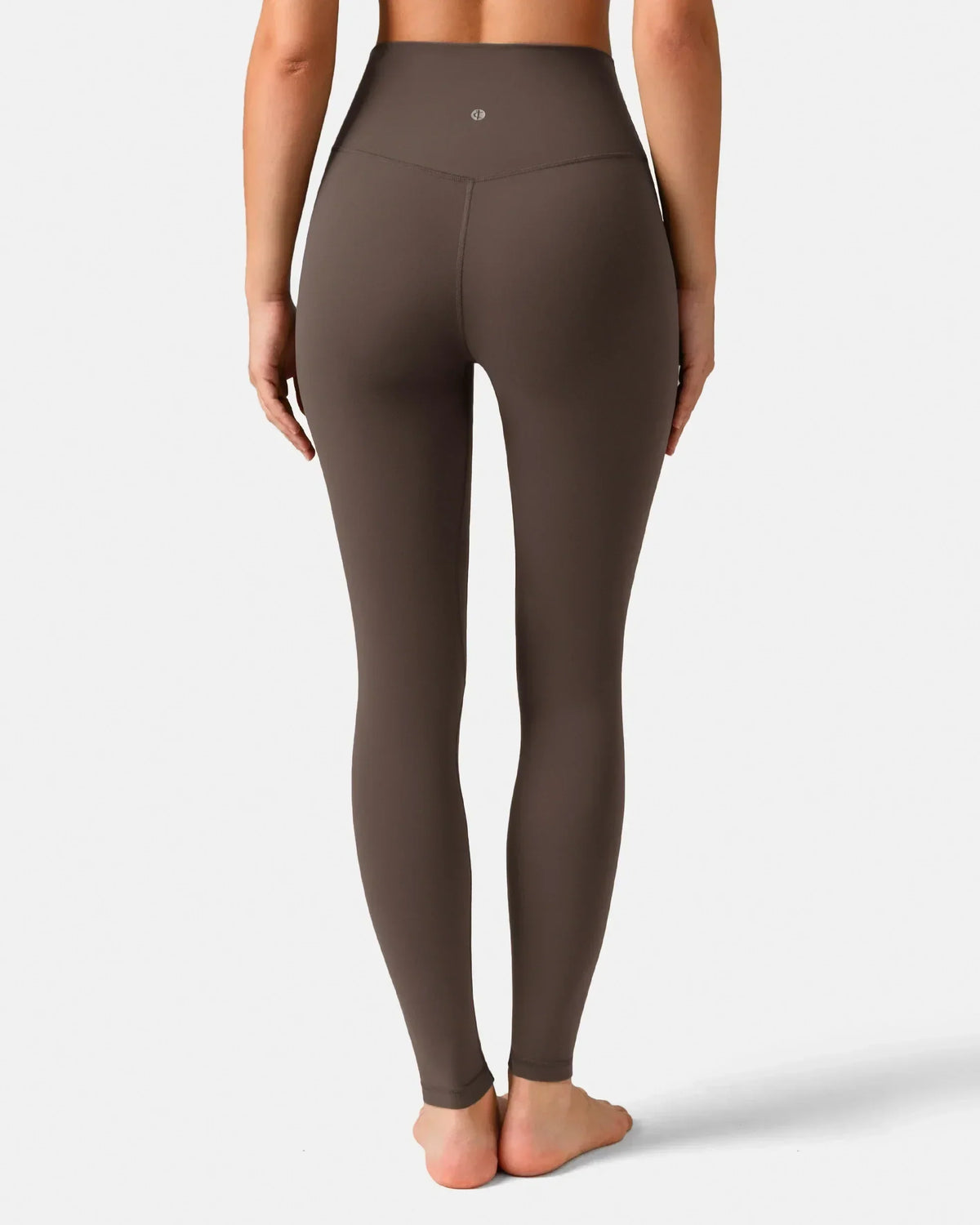 Dreamlux® High Waisted No Front Seam 28" Full Length Legging — Major Brown