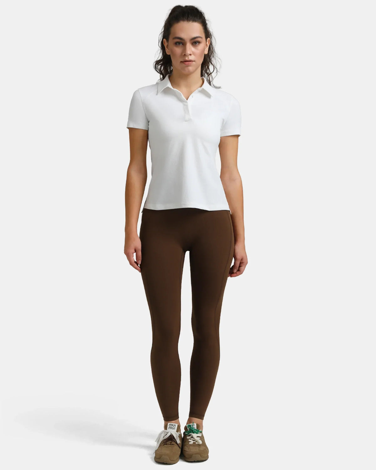 Dreamlux® High Waisted No Front Seam 28" Full Length Legging w/ Pockets 2