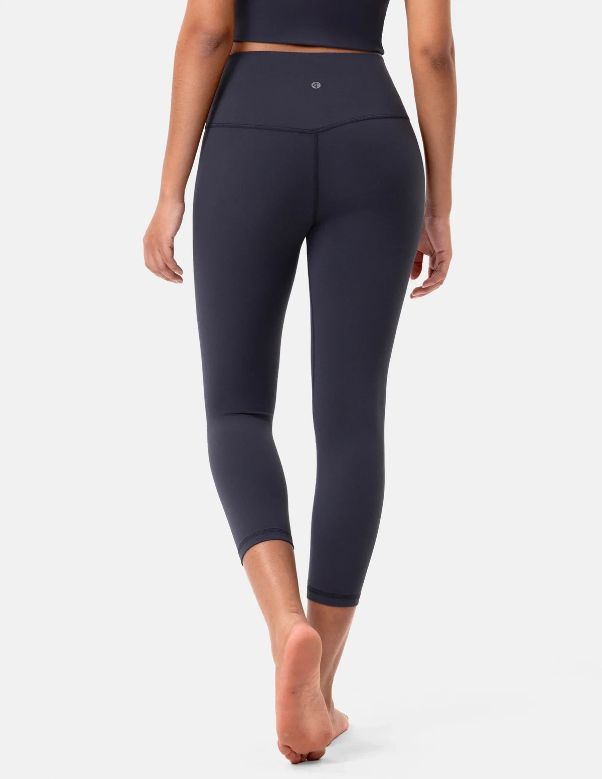 Dreamlux® High Waisted No Front Seam 21" Workout Legging — Blue Ink