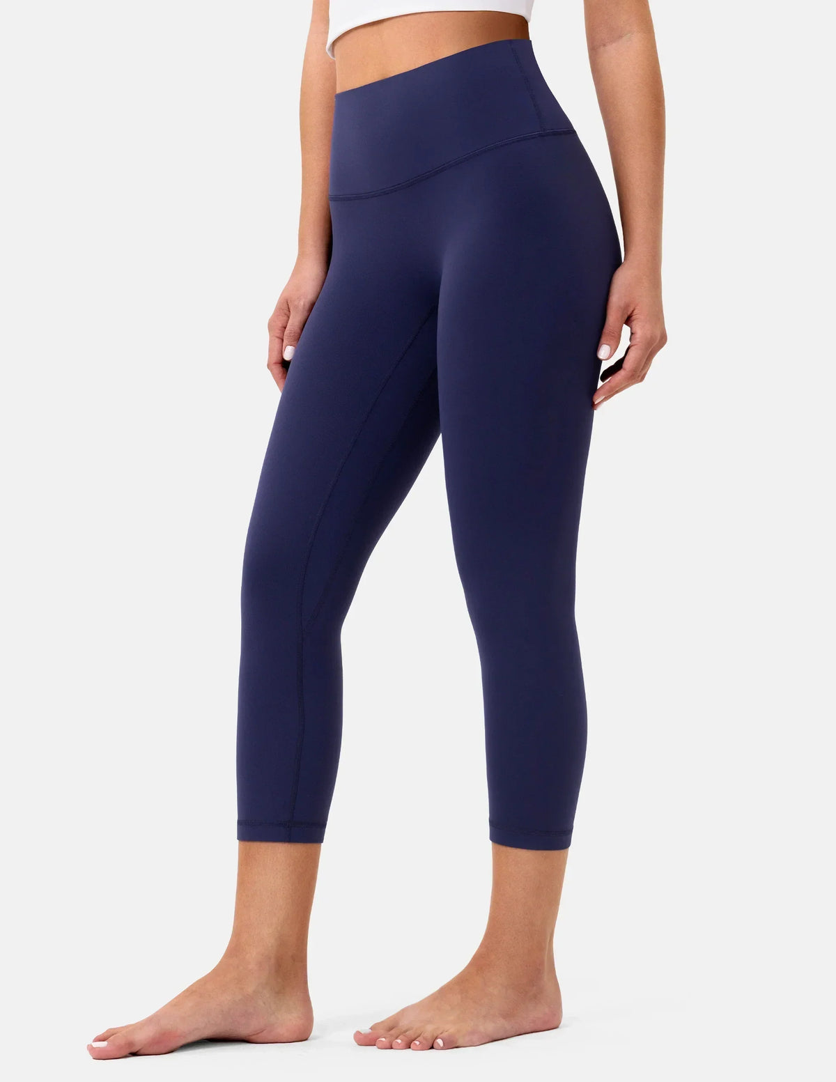 Dreamlux® High Waisted No Front Seam 21" Workout Legging — Eclipse