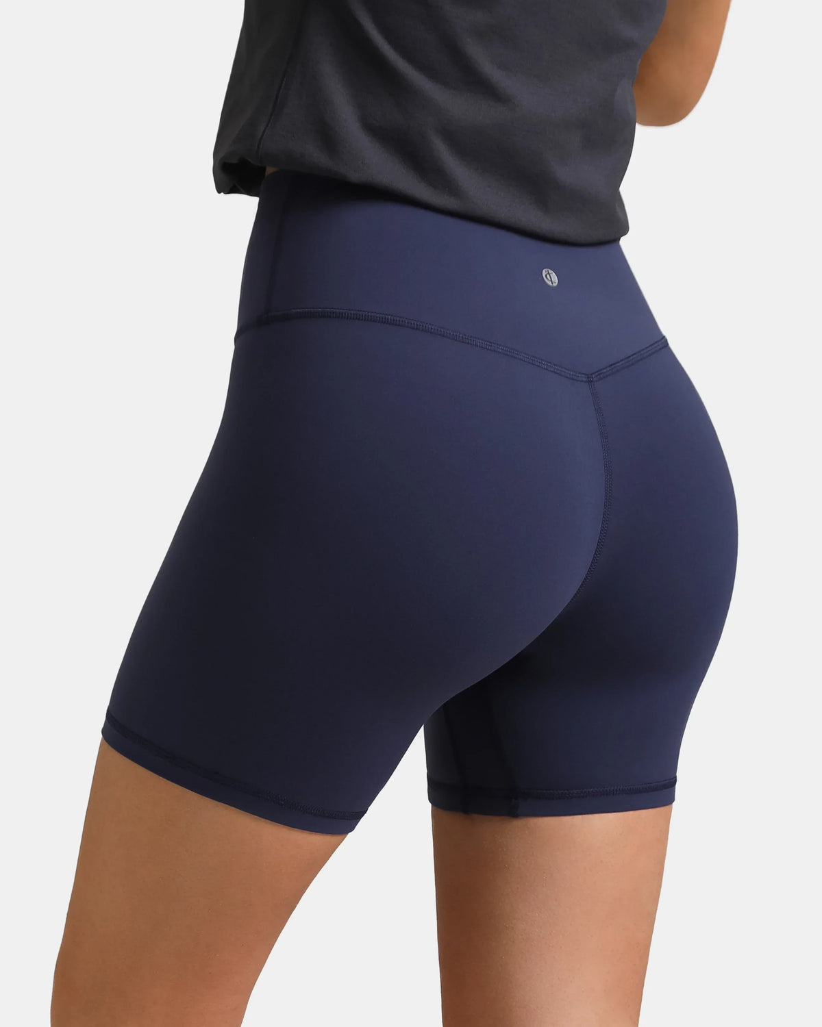 Dreamlux® High Waisted No Front Seam 6" Workout Short 4